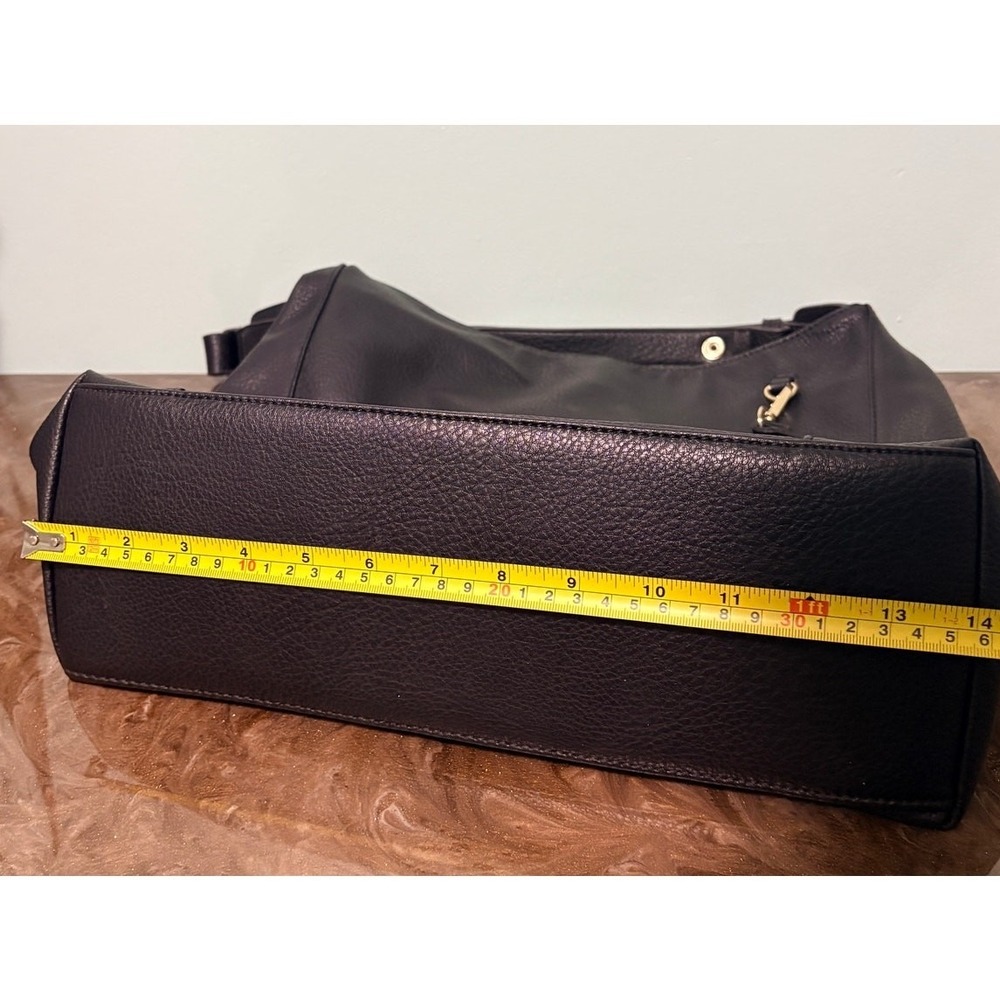 Darcy Marks London‎ Black Pebbled Purse Tote and Coin Purse - Picture 13 of 14